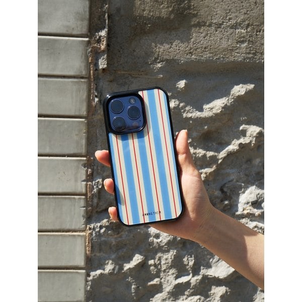 [Magsafe]Glossy Black Bumper Case _line blue