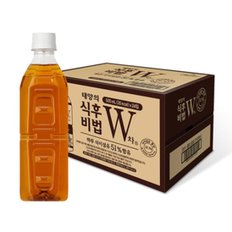 W차 식후비법 무라벨 500ML 48개