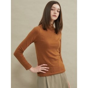 Wool Half-Turtleneck [Camel]