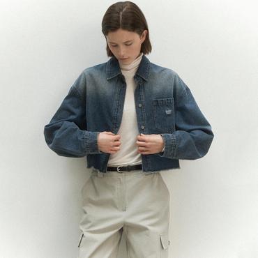 나인(Atelier Nain) 나인 AUBE CROP DENIM SHIRT BL4256SG