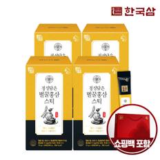 정성담은 벌꿀 홍삼스틱 10g x 30포 x 4박스+쇼핑백