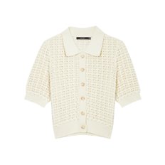 [Summer Knit] 짜임 카라넥 코튼 반팔 가디건 JSSW4B180