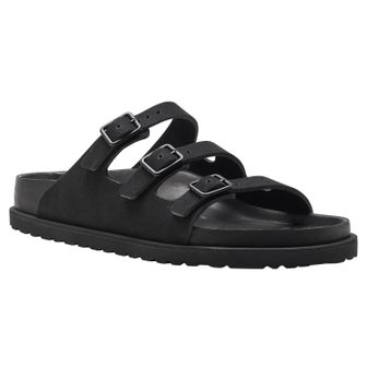 버켄스탁 [BIRKENSTOCK 1774] 플로리다 스웨이드 BLACK NARROW 3033108002