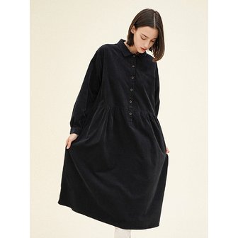 치키타 [5차 리오더]풀오버 원피스 (코듀로이) 네이비 244201SNV