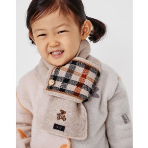 [24FW] [DAKS MUFFLER][DAKS MUFFLER][DAKS KIDS]브라운 버튼여   DBMU4F973W2