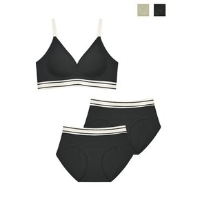 [단독] 감탄 아웃밴드 후크형 브라1 + 팬티 2 SET