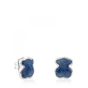 Silver New Color Earrings with Quartz with Dumortierite/귀걸이/615433550