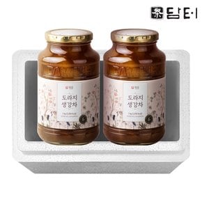 평중 도라지 생강차 1kg 2개 (스티로폼 포장)