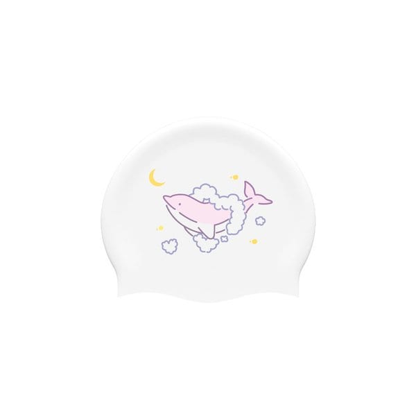 하트돌고래 일반 실리콘수모(퍼플)