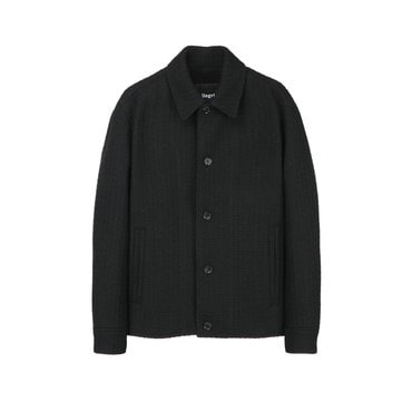 알레그리 《Solid Tweed》코치 점퍼 (ARJU5A103BK)