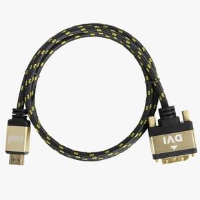 HDMI V2.0 to DVI-D 케이블 대형화면지원 내구성 3M (S9046631)