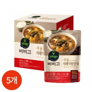 올인원마켓 (1012760) 비비고 사골 시래기 된장국 460gx5개