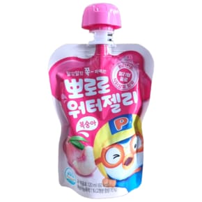 뽀로로 워터젤리 복숭아 120ml 3개