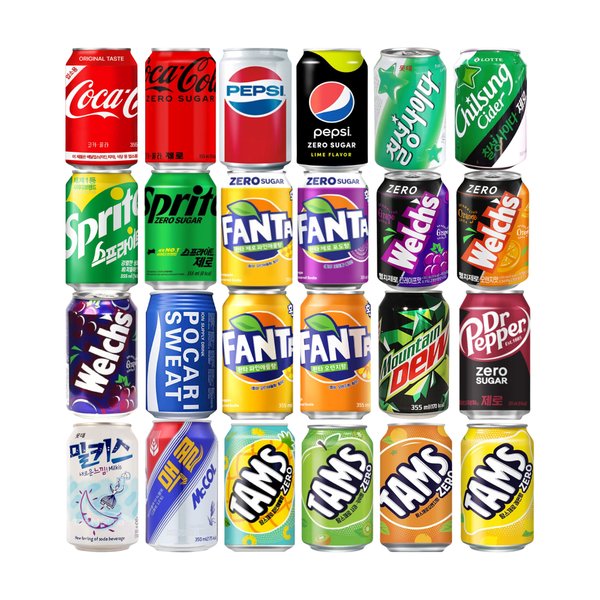 뚱캔 모음 1번 355ml 24개 / 코카콜라 펩시 제로 - SSG.COM