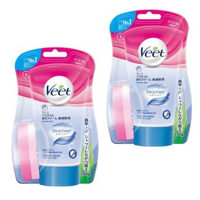 [의약부외품]비트 Veet 목욕타임 제모크림 민감피부용 150g×2