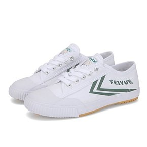 FE LO 1920  WHITE CANVAS W  GREEN LOGO & CHEVRON  FU100167