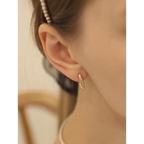 LV046 Bold U-line earrings