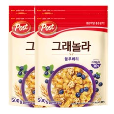 동서식품 포스트 그래놀라 블루베리 500g 4개