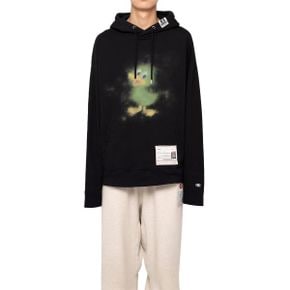 미하라 야스히로 MIHARA YASUHIRO DUCK PRINTED HOODIE BLACK NEMYN6TS911-BK 1027598