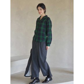 Garment Wool Basic Straight Pants