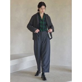 Garment Wool Basic Straight Pants