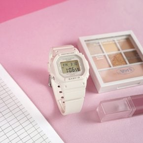베이비지 핑크 베이지 학생 전자 여자 손목시계