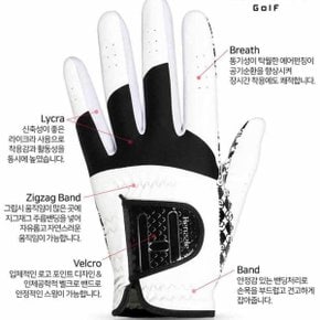 핸즐 실리콘 남성 골프장갑 왼손
