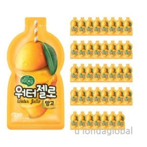 자연은 워터젤로 망고 젤리형 어린이 음료 100ml 40팩