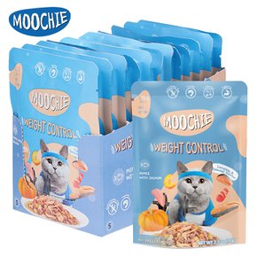 무치 연어민스 체중건강 고양이 간식 휴먼그레이드 파우치 70g x 12개