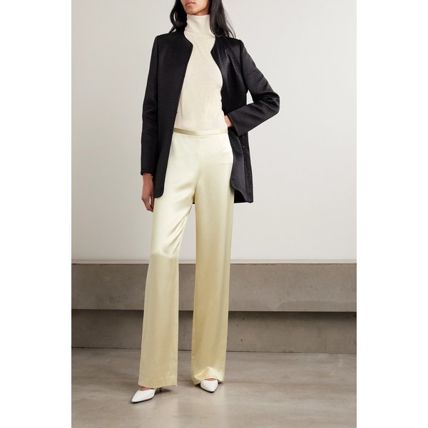 아딘 해머드 실크 와이드 팬츠 46376663162956006