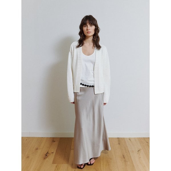 Kea Cotton Cardigan in Ivory