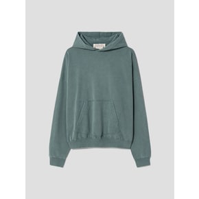 Big Size Simple Hoodie With Special Fini - Green  GB4941RR2M