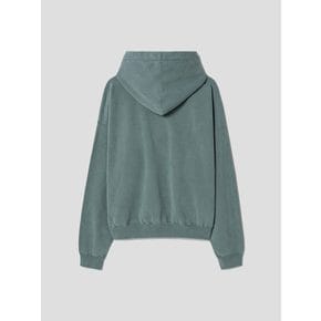 Big Size Simple Hoodie With Special Fini - Green  GB4941RR2M