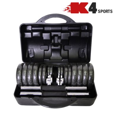 K4스포츠아몸디 K4-54 아령덤벨 30kg 조립식무게조절덤벨세트