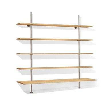 엑스투 RICHARD LAMPERT Eiermann Shelving System 아이어만 쉘빙시스템 네추럴 오크/스테인리스 스틸