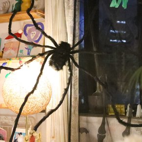 무려 2미터의 할로윈 거미 모형