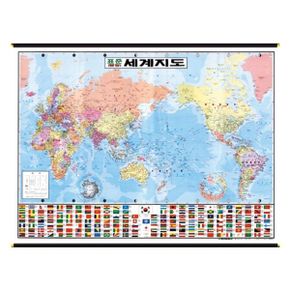 표준행정 세계지도 괘도 / 115x80 (nx4733)