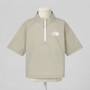 노스페이스 키즈 키즈 아이스맥스 하프집 LIGHT_BEIGE NT7KS03S