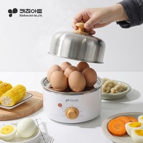[E] 키친아트 스테인레스 타이머형 계란찜기 KA-1577S1