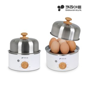 [E] 키친아트 스테인레스 타이머형 계란찜기 KA-1577S1