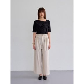 AR_Double buckle loose pants_IVORY