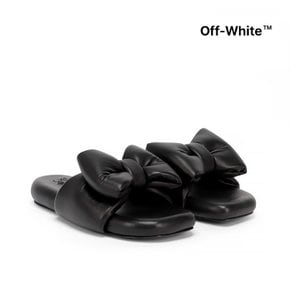 Off-White 오프화이트 엑스트라 패디드 보우 슬리퍼  OWIC005S22LEA0011000_BLACK