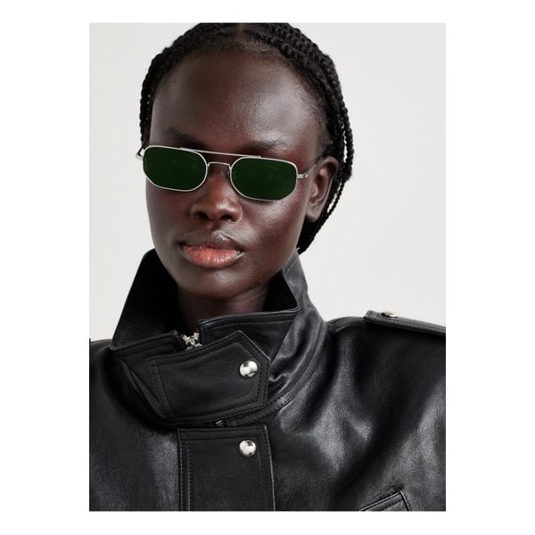 케이트 1989c 에비에이터 스타일 실버톤 선글라스 1647597355954008