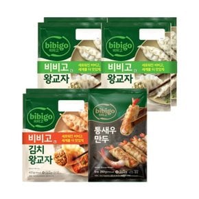 비비고 왕교자 455g x4봉+김치왕교자만두 420g x2봉+통새우만두 200g