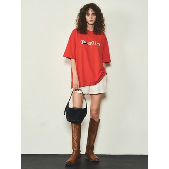 시타 [City Story]Berlin Overfit T-shirt_CTT322(Red)