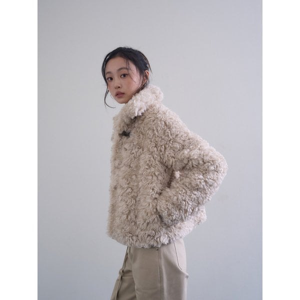 Poodle fur coat(beige)