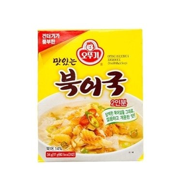  오뚜기 즉석국 맛있는북어국 17g 2개입