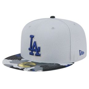 [해외] 1048476 뉴에라 모자 MLB [LA 다저스] Active Team Camo 59FIFTY Fitted Hat - Gray