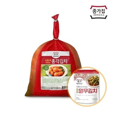 종가집 [종가] 총각김치 5kg +열무김치 80g