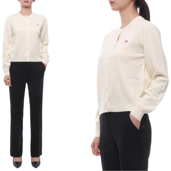 [부산점] 26SS 여성 베이비 폭스 울 가디건 (PW00502KT1181 0383 26S)